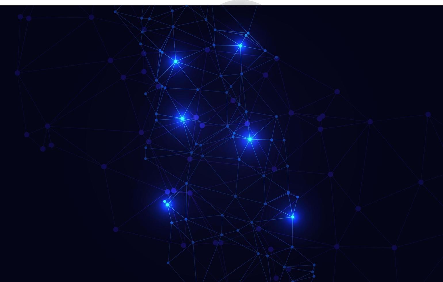 Blue Technology background. Creative lighting template background vector