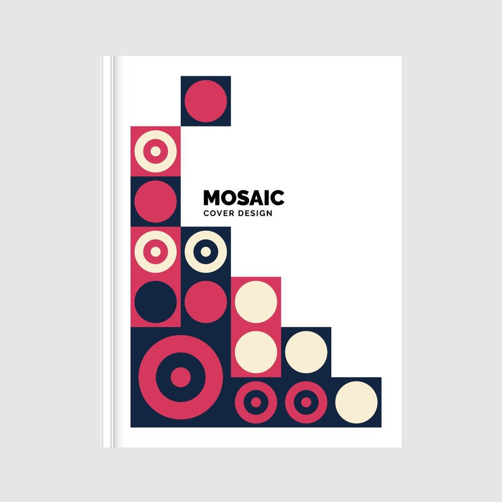 Modern company business Book cover design template. Vector Illustration