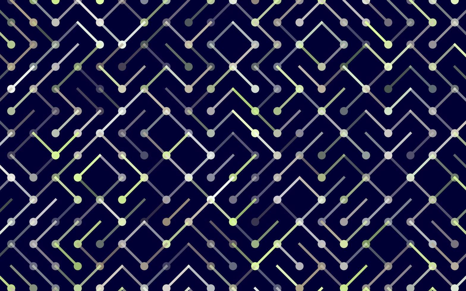 Technology Vector seamless pattern Banner. Geometric striped ornament. Monochrome linear background