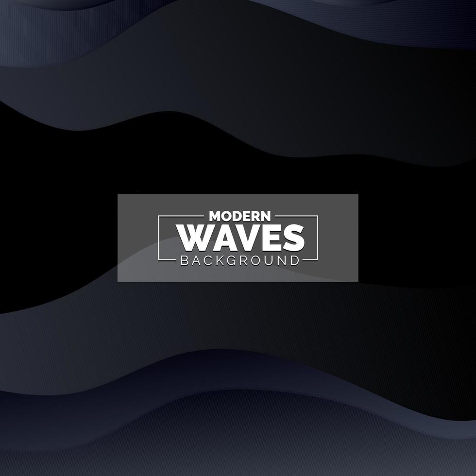 water Wave vector abstract background flat design style