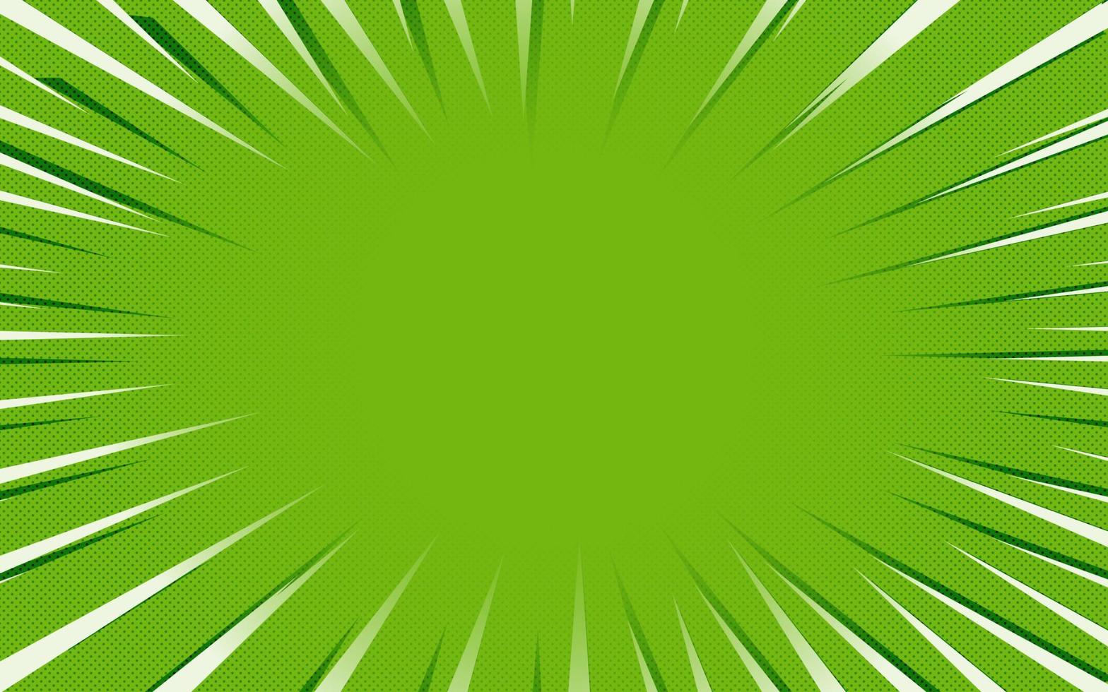 Green comic background Retro vector