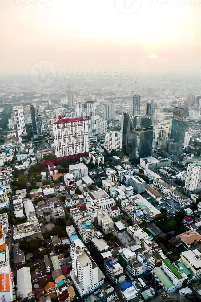 Bangkok, Thailand aerial cityscape photo