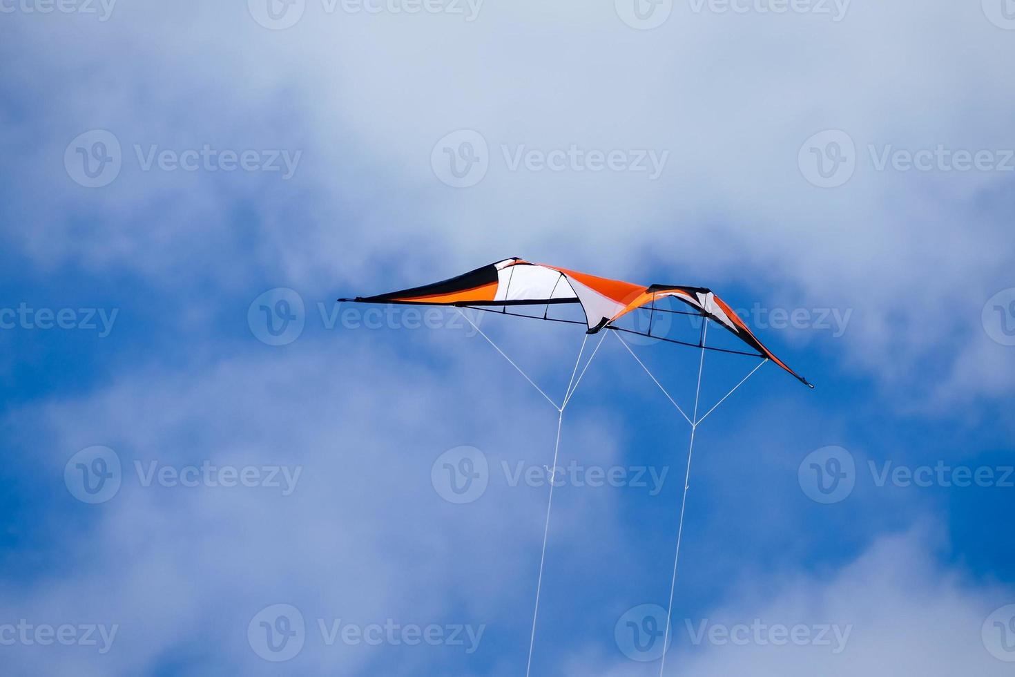 Kite flying close-up photo