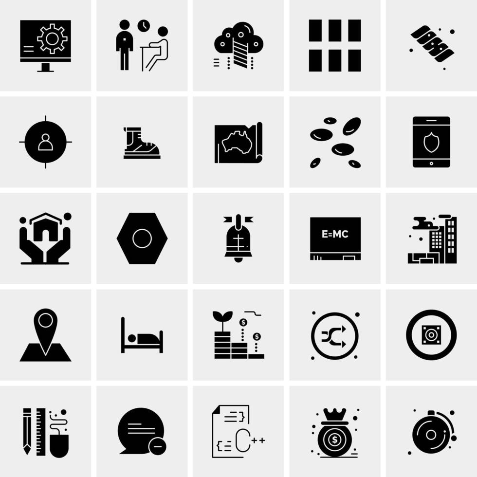 25 Universal Business Icons Vector Creative Icon Illustration to use in web and Mobile Related project