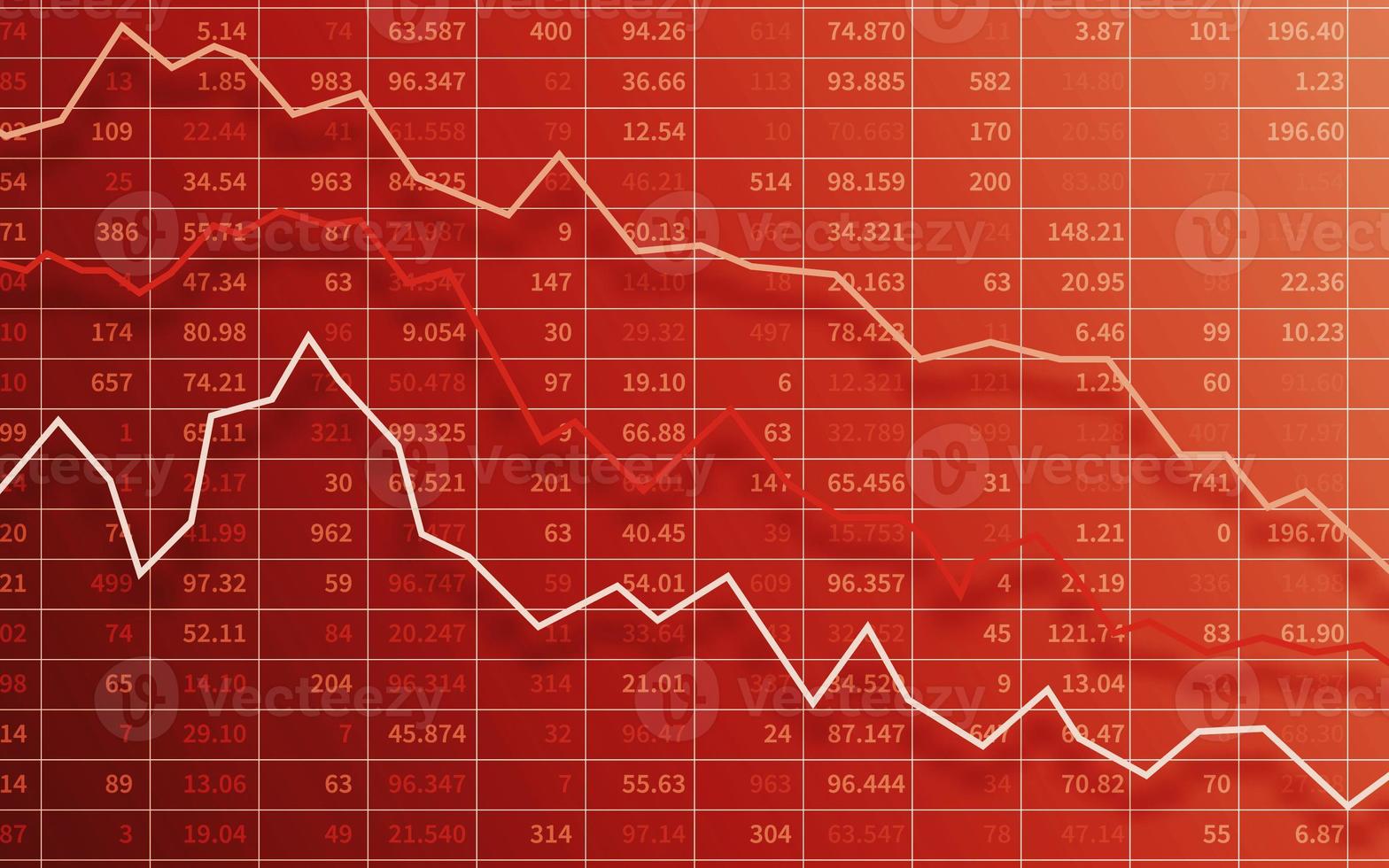 Economic and financial crisis concept photo