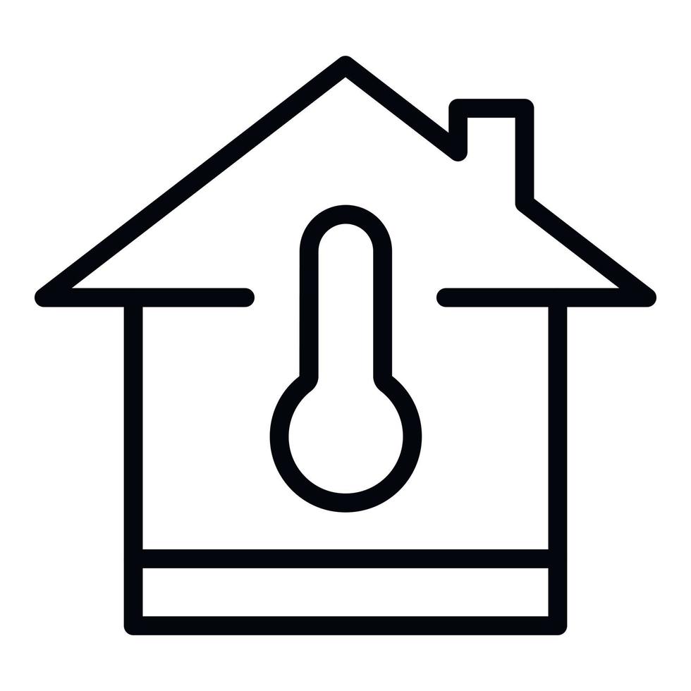 Temperature adjustment icon, outline style 15180503 Vector Art at Vecteezy