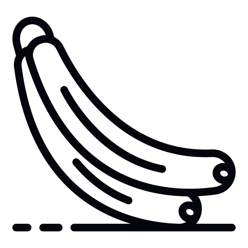 Banana bunch icon, outline style vector