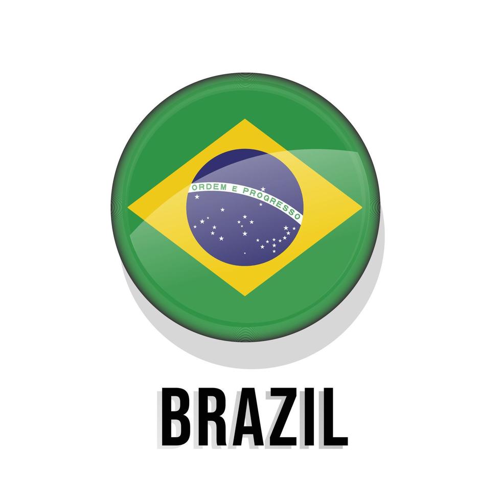 Flag of Brazil vector