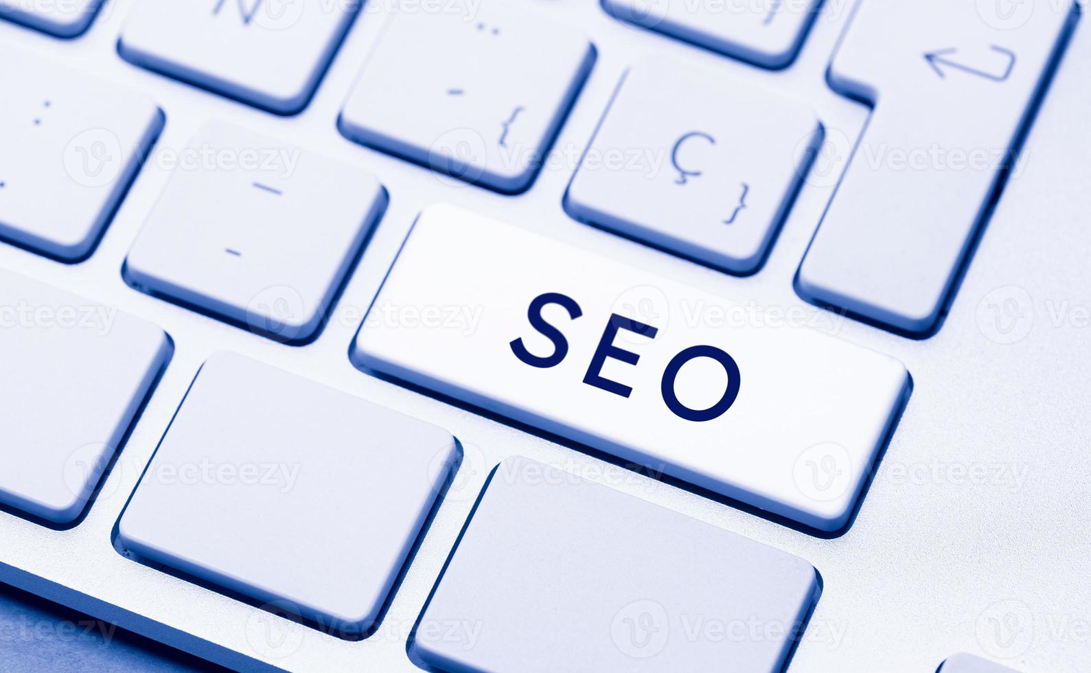 SEO Word on computer Keyboard Key photo