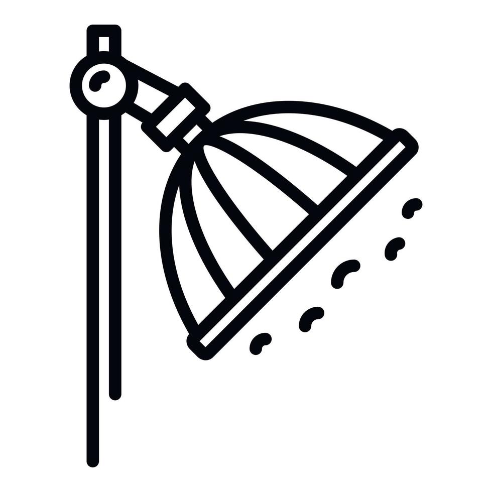 Studio light icon, outline style vector