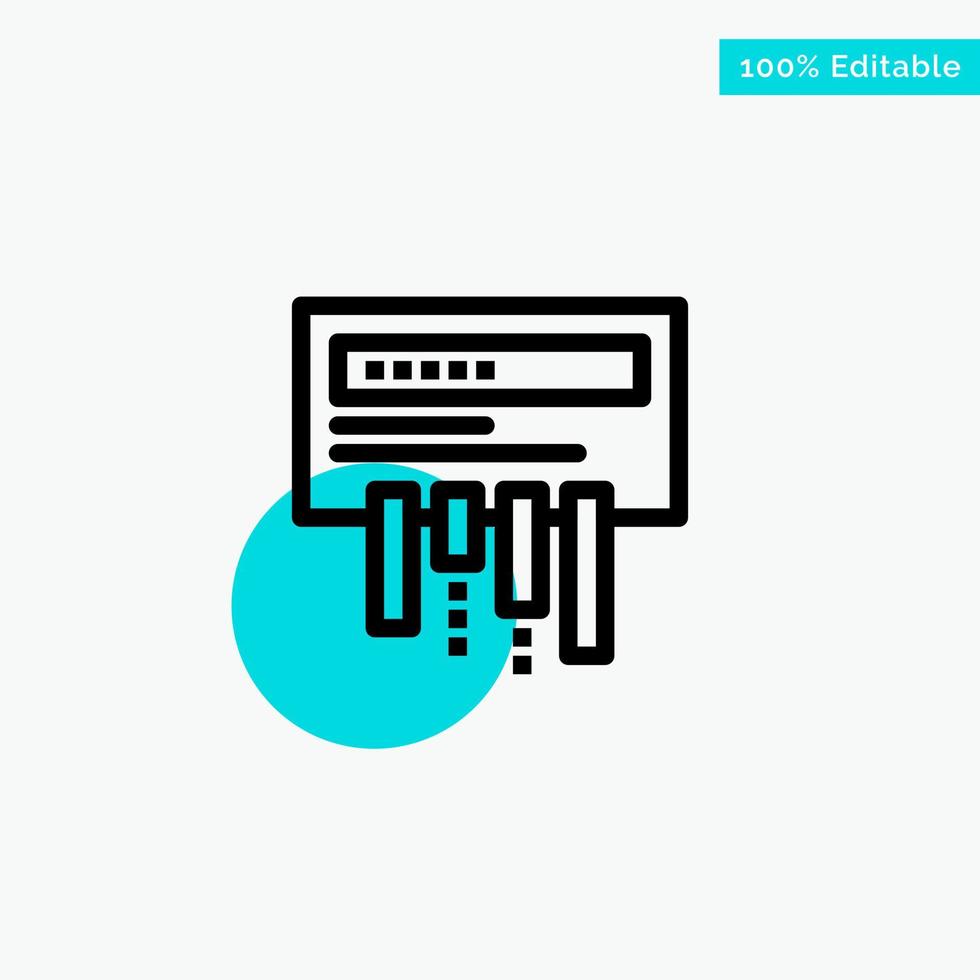 Receiver Router Wifi Radio turquoise highlight circle point Vector icon