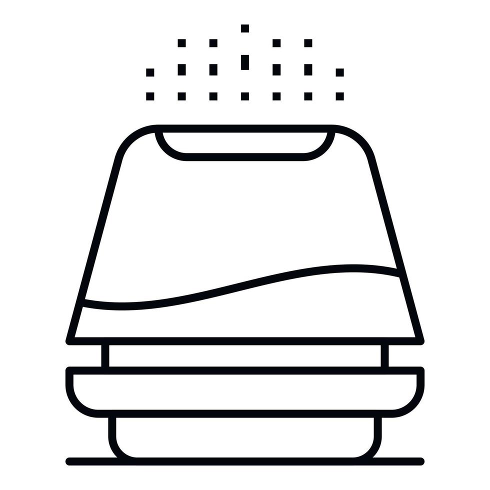 Electric humidifier icon, outline style vector