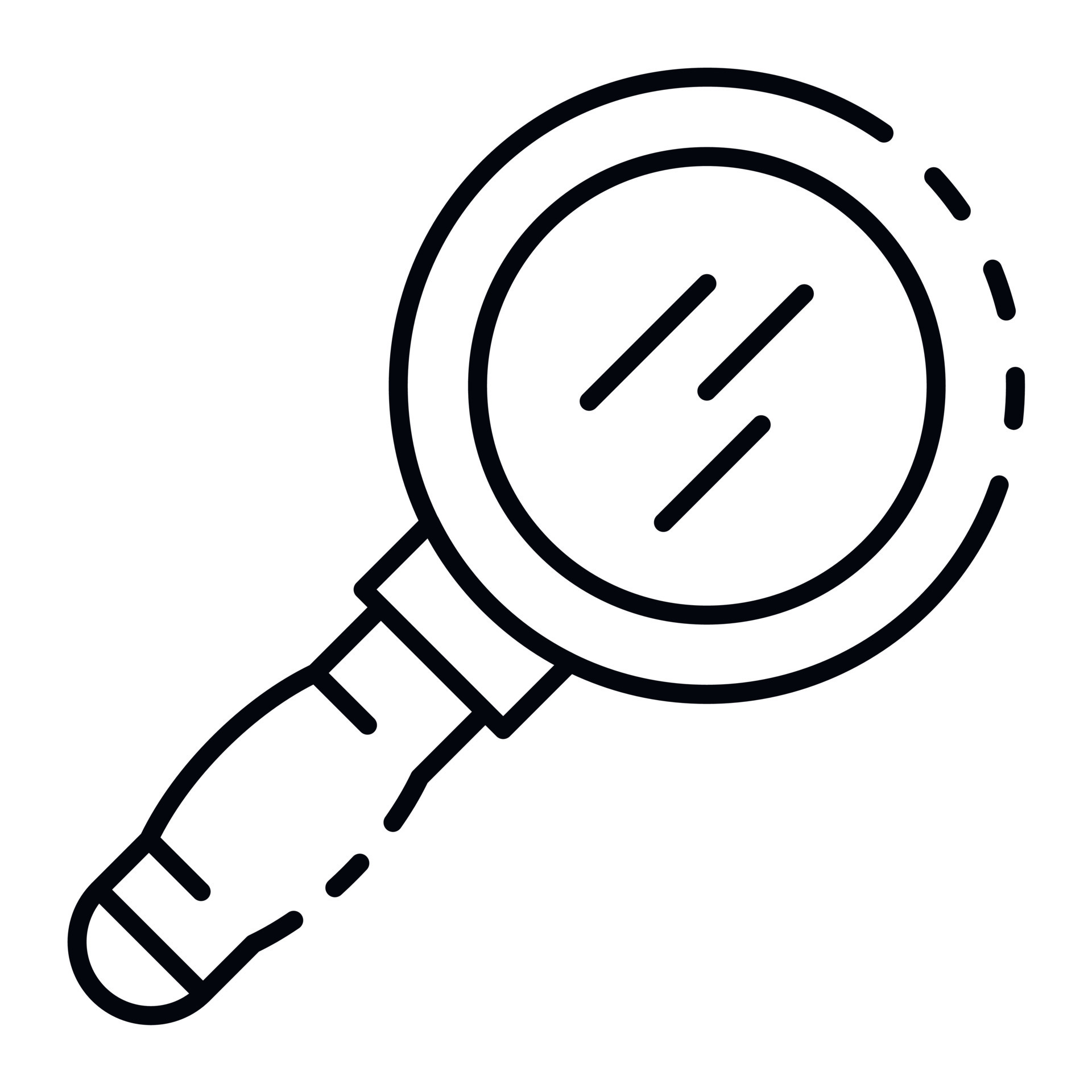 Magnify glass icon, outline style 15182721 Vector Art at Vecteezy