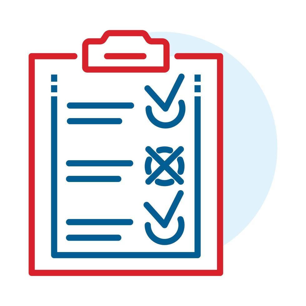 Delivery check list icon, outline style vector