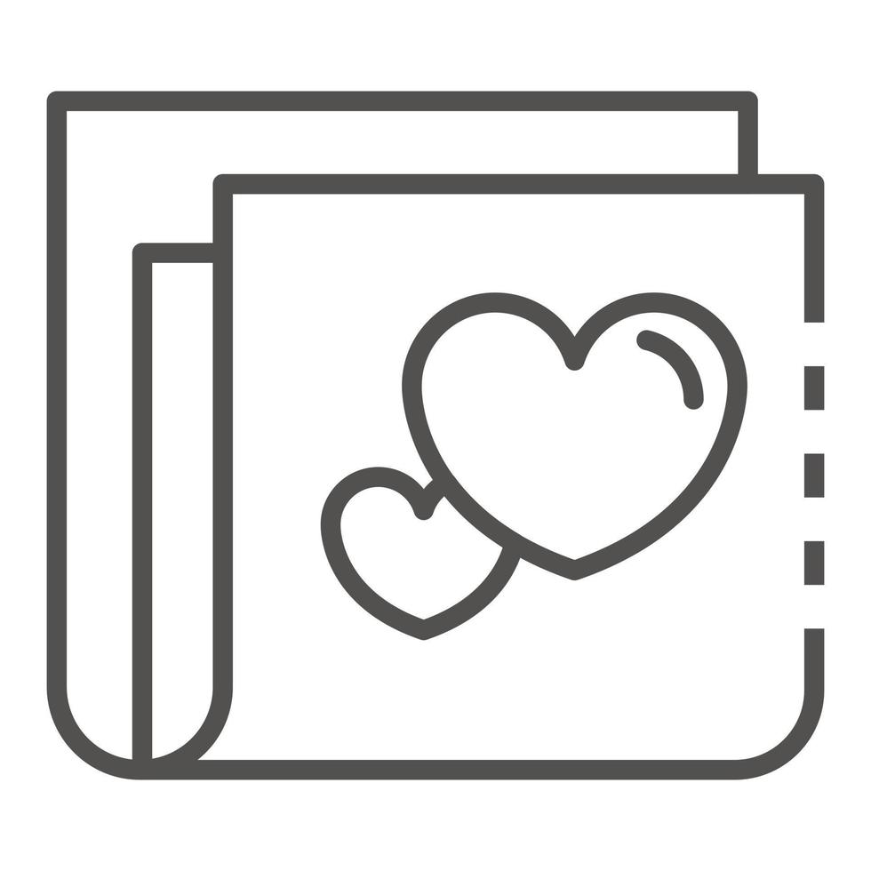 Like folder icon, outline style vector