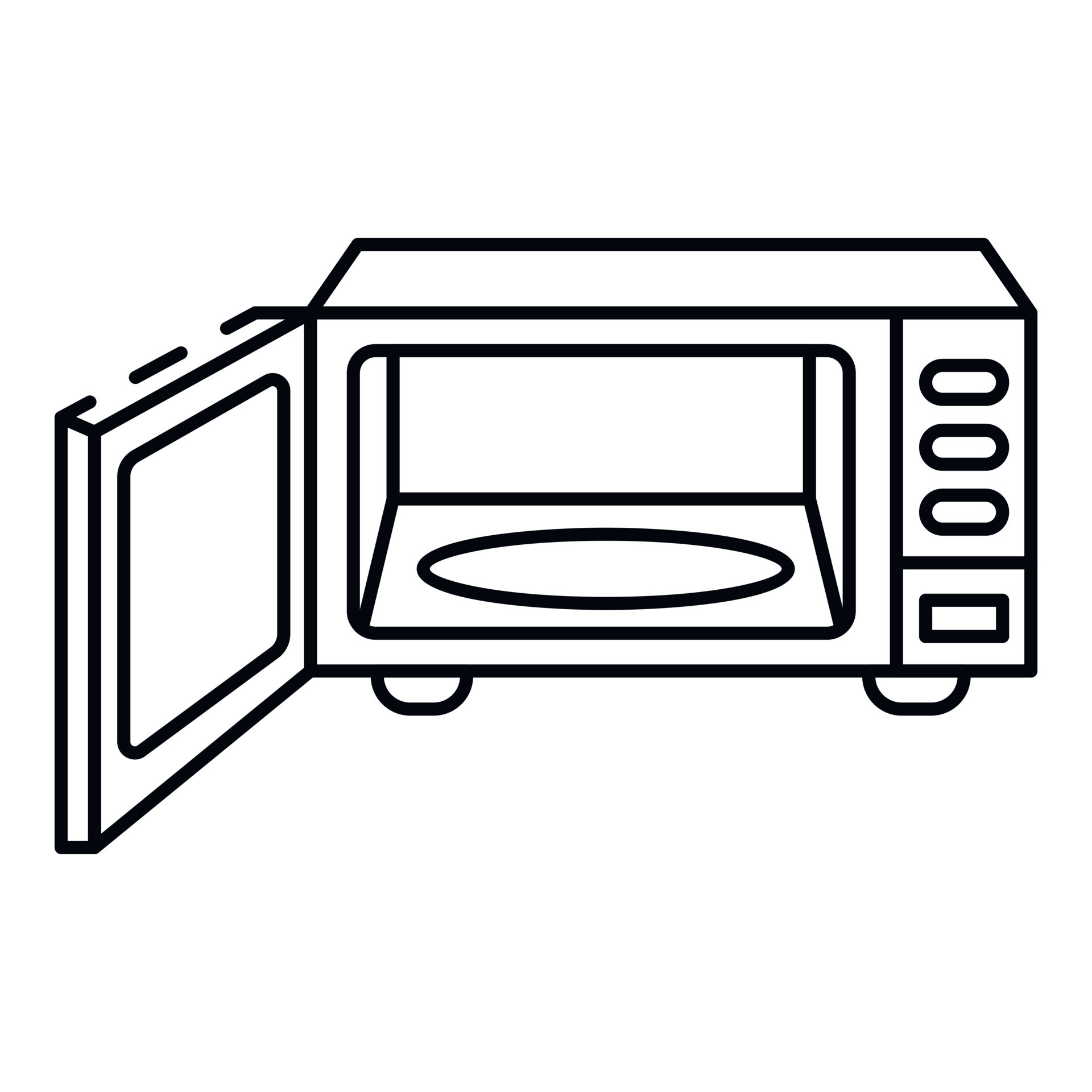 Open modern microwave icon, outline style 15183443 Vector Art at Vecteezy
