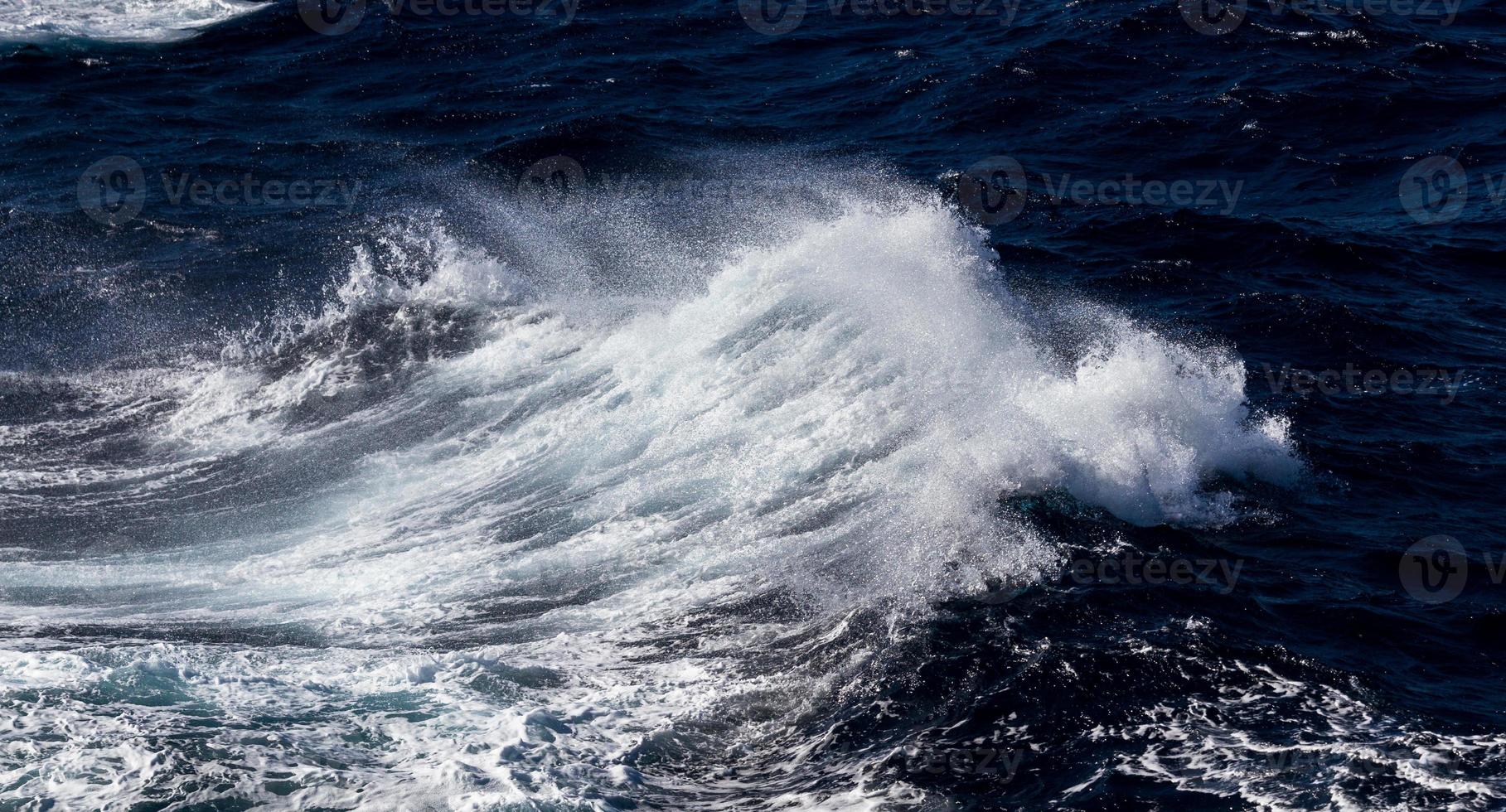 Waves in the Mediterranean Sea photo