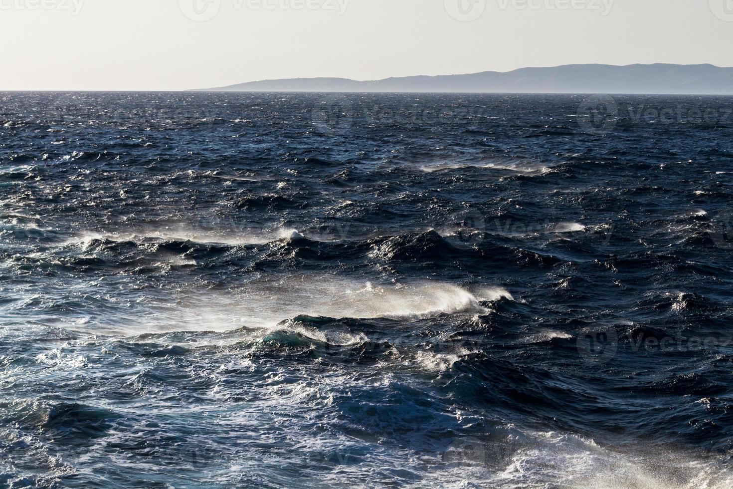 Waves in the Mediterranean Sea photo