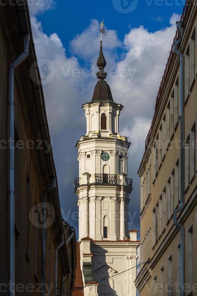 Kaunas old city in summer day photo