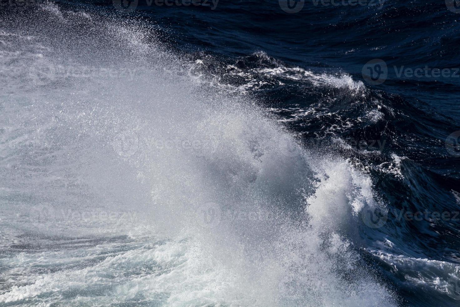 Waves in the Mediterranean Sea photo