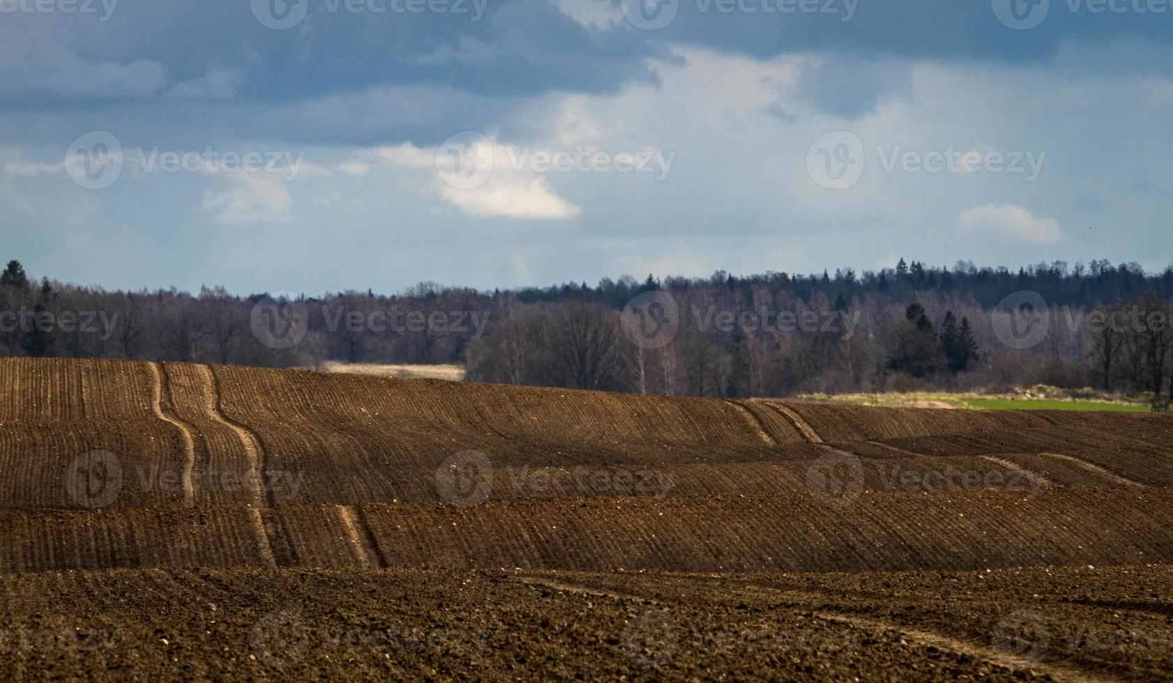 Spring Landscapes With Clouds photo