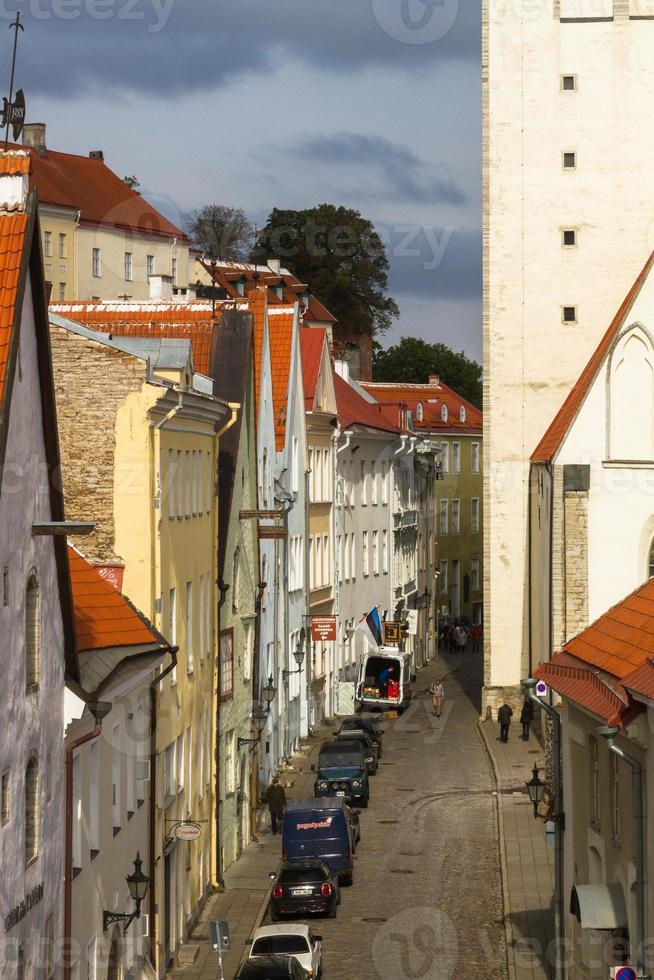 Old Town of Tallinn in Summer photo