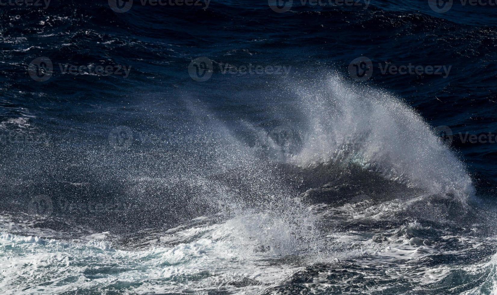 Waves in the Mediterranean Sea photo