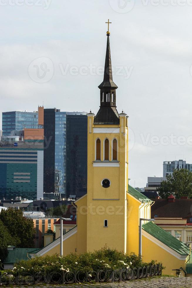 Old Town of Tallinn in Summer photo