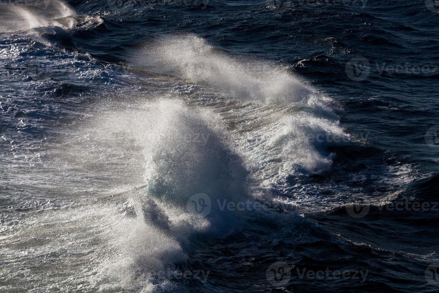 Waves in the Mediterranean Sea photo