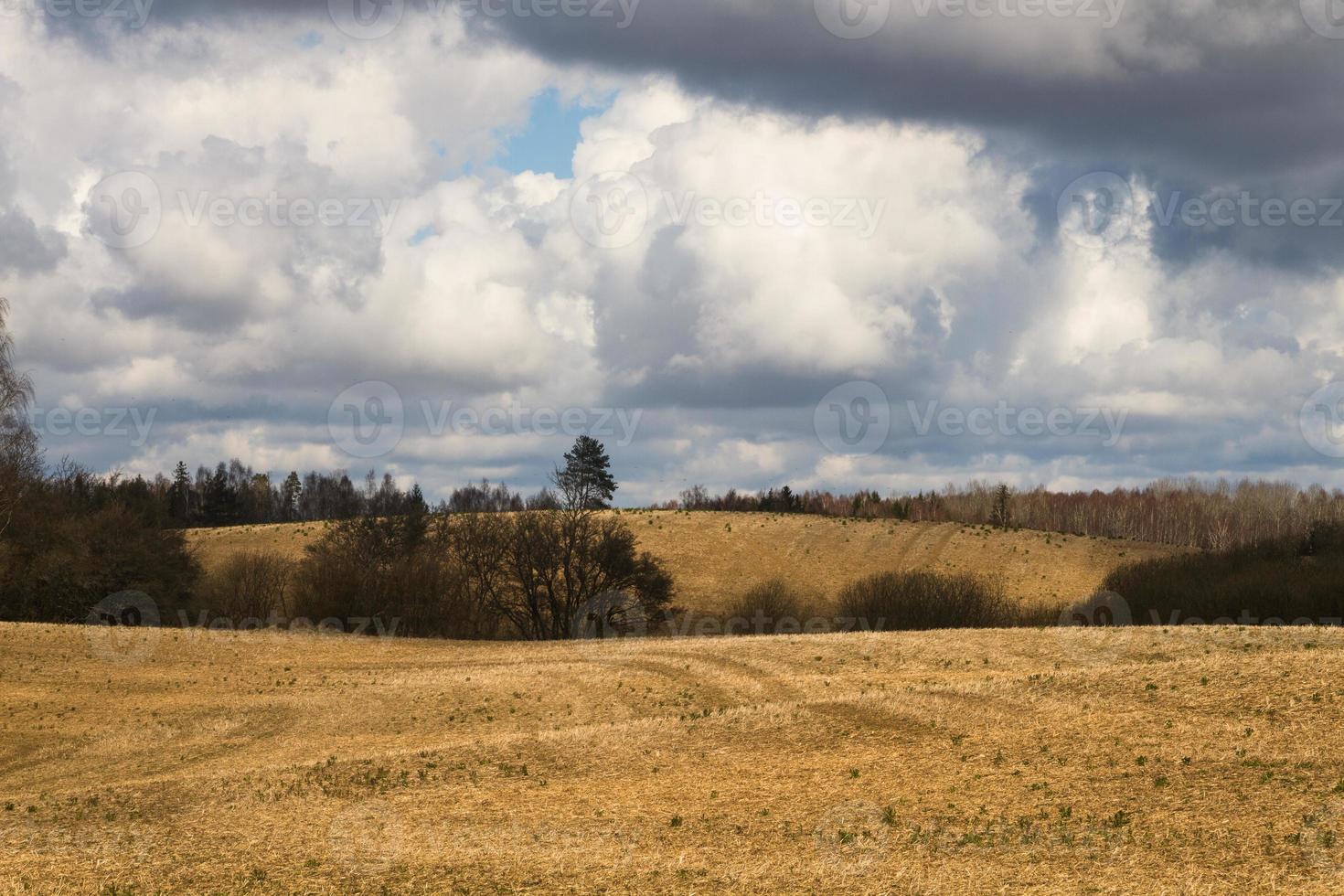 Spring Landscapes With Clouds photo