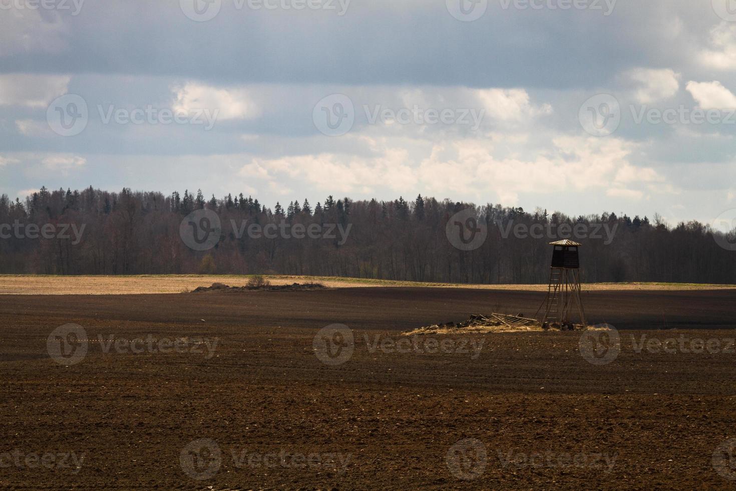 Spring Landscapes With Clouds photo