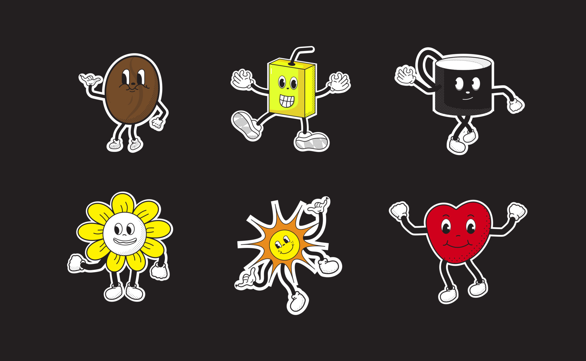 BFDI All Characters (Rainbow) | Art Print