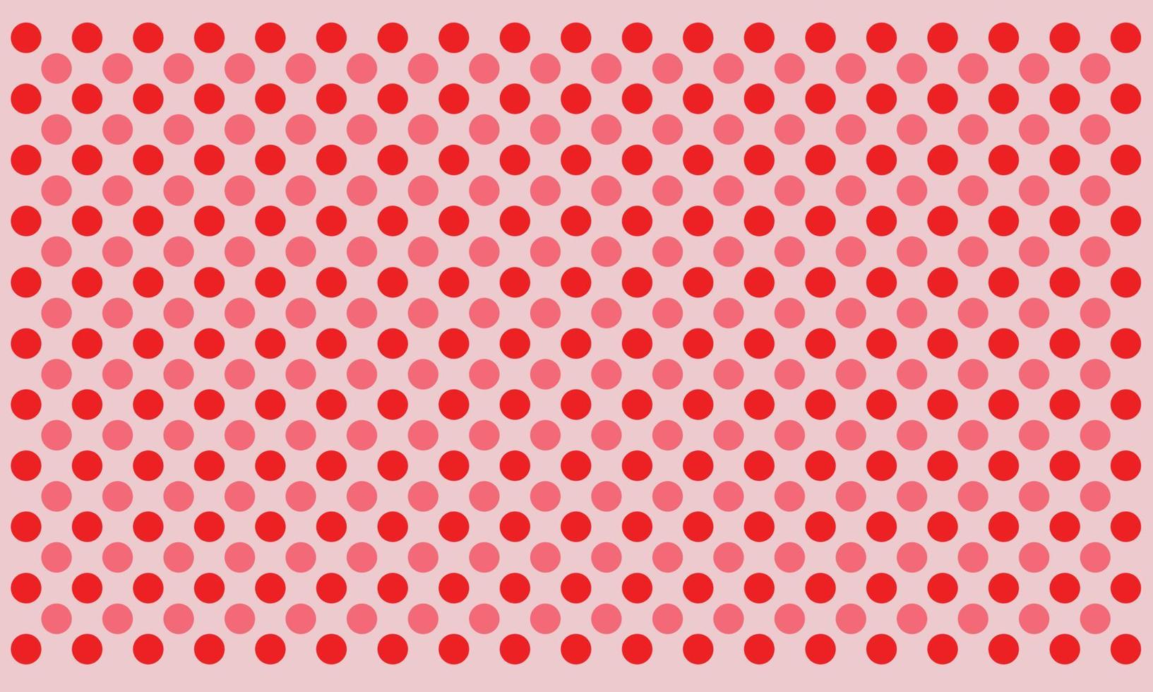 Pink red polka dot background vector