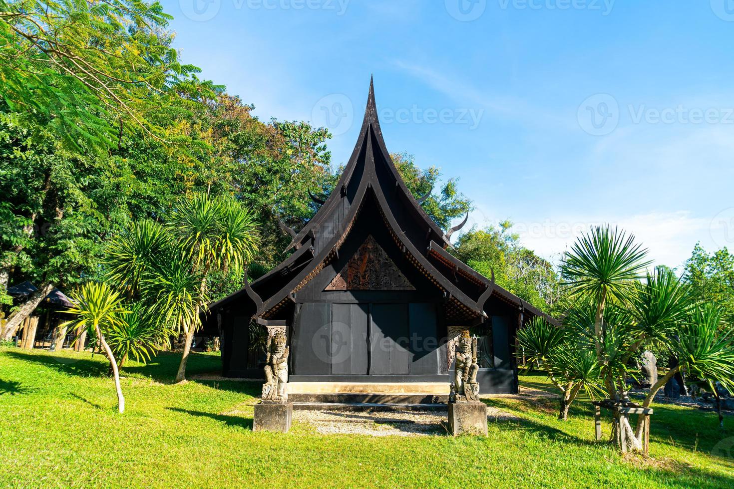 Baan Dam Museum or Black House, one of the famous place and landmark in Chiang Rai photo