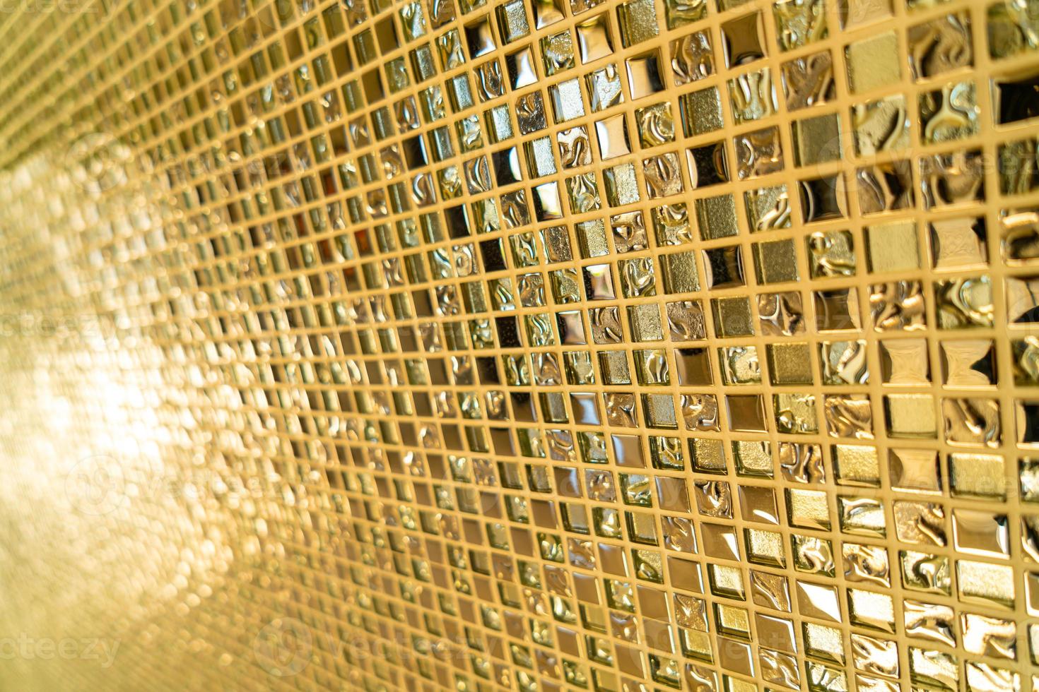 golden mosaic tile for wallpaper and background 15187832 Stock Photo at