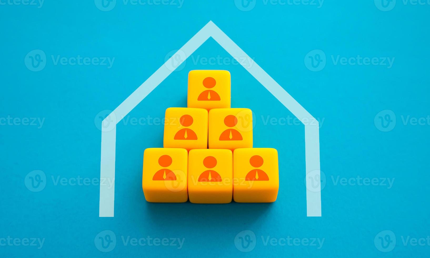 Team under protection. Work together. Moving towards the goal as a team. Forming into an organized group. Cooperation teamwork. Consolidation, strengthening. Insurance and security photo