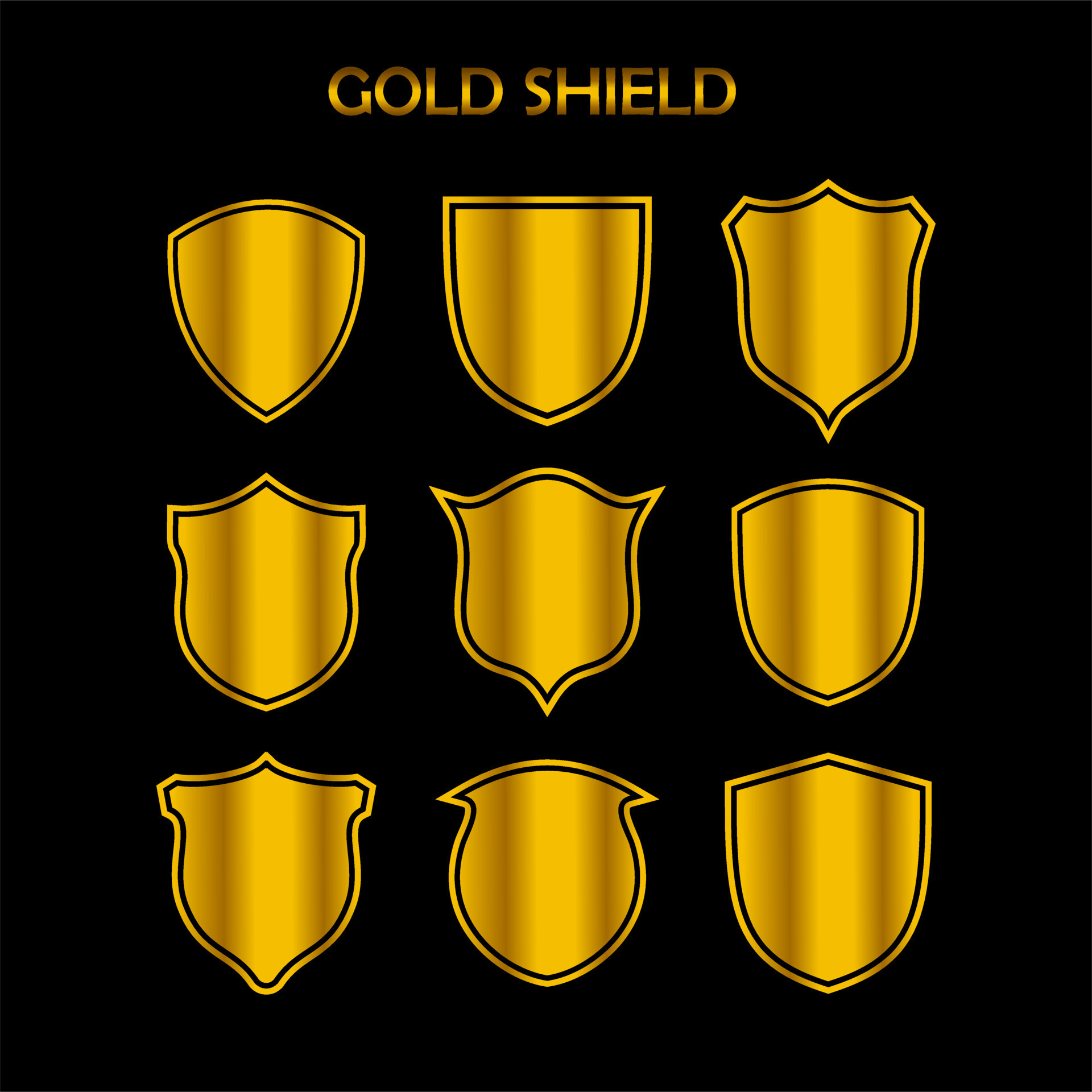 Gold Silhouette Vector Art, Icons, and Graphics for Free Download