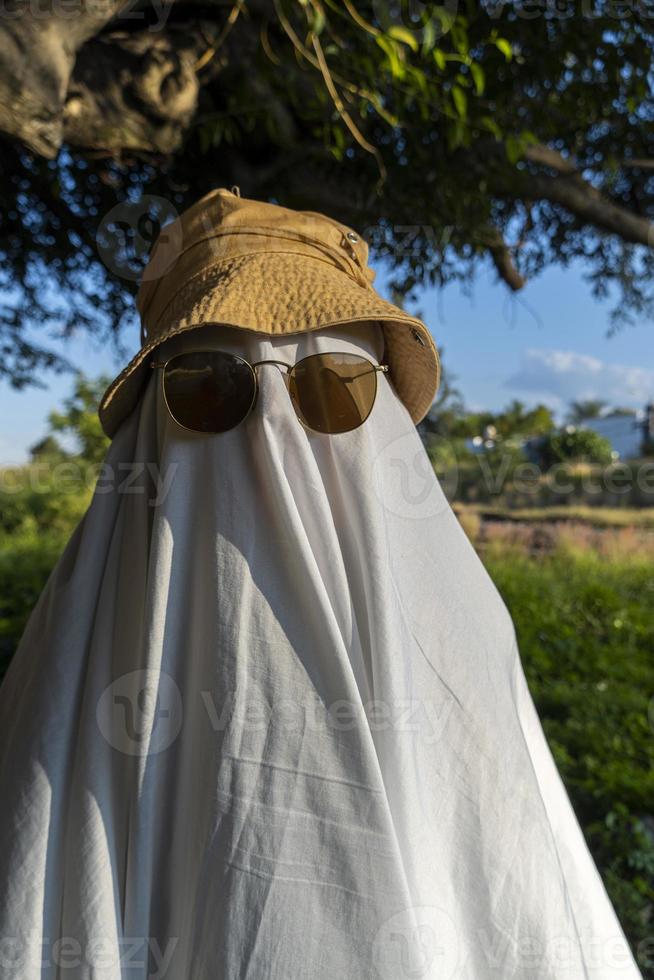 blanco gracioso fantasma descansando méxico américa latina foto