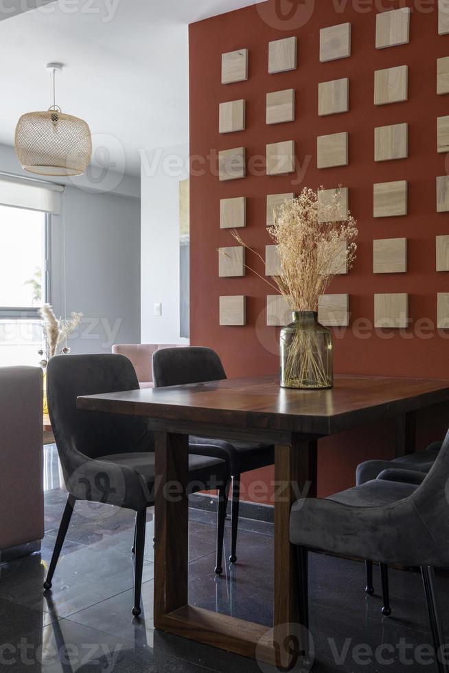 table in a room with modern design, mexico guadalajara photo