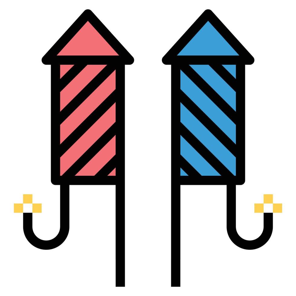 Firework Icon Vector Illustration , celebration, sparkle, party happy new year