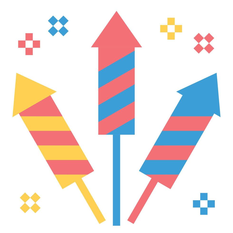 Firework Icon Vector Illustration , celebration, sparkle, party happy new year