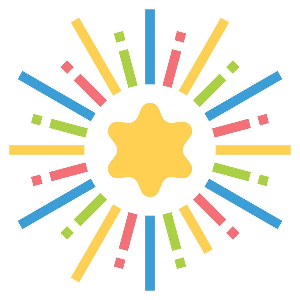 Firework Icon Vector Illustration , celebration, sparkle, party happy new year