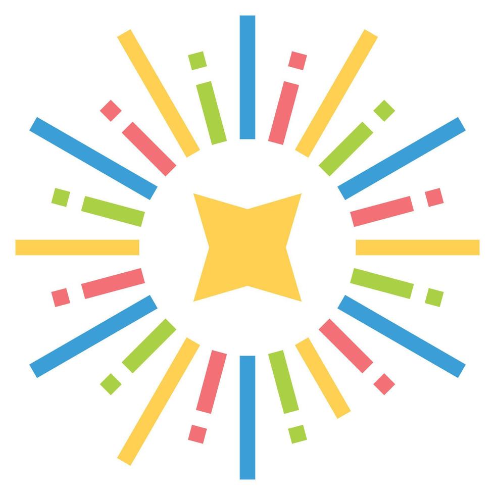 Firework Icon Vector Illustration , celebration, sparkle, party happy new year