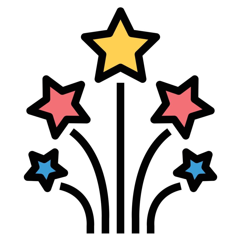 Firework Icon Vector Illustration , celebration, sparkle, party happy new year