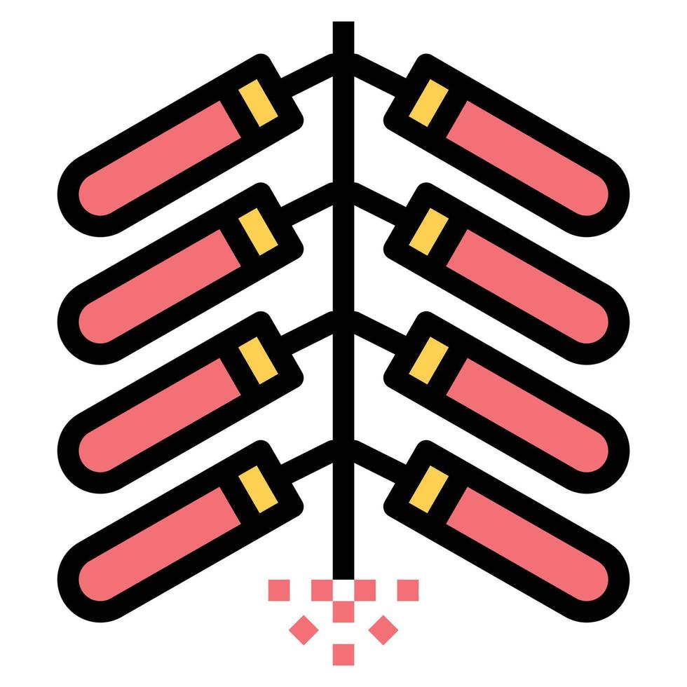 Firework Icon Vector Illustration , celebration, sparkle, party happy new year