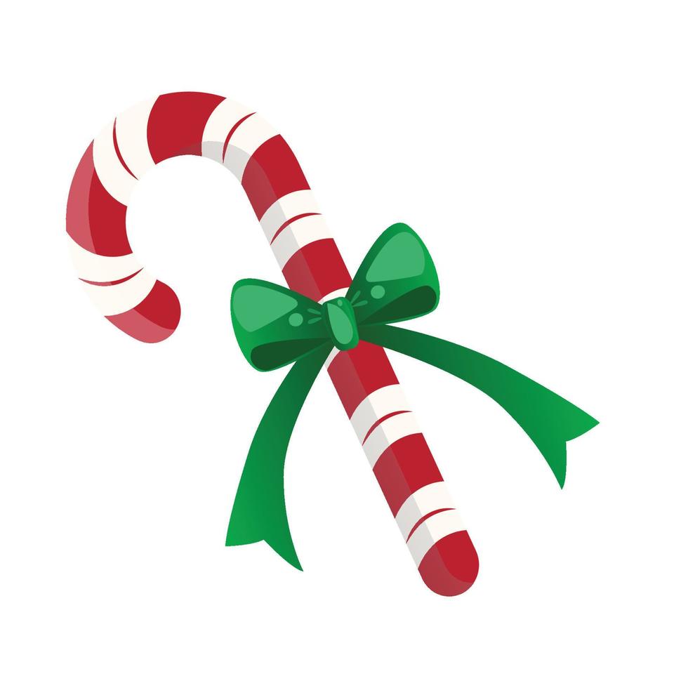 Candy Cane Stocking Stuffer vector illustration graphic