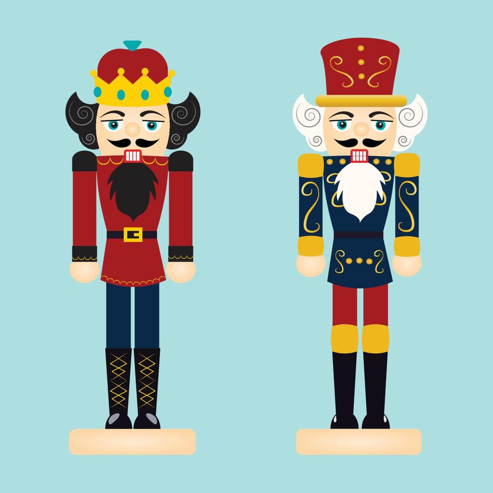 Isolated Christmas Nutcracker Character vector illustration graphic