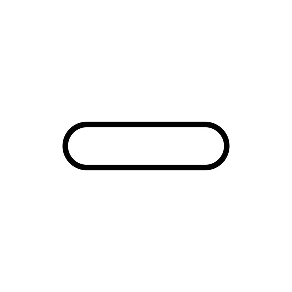 Minus vector icon