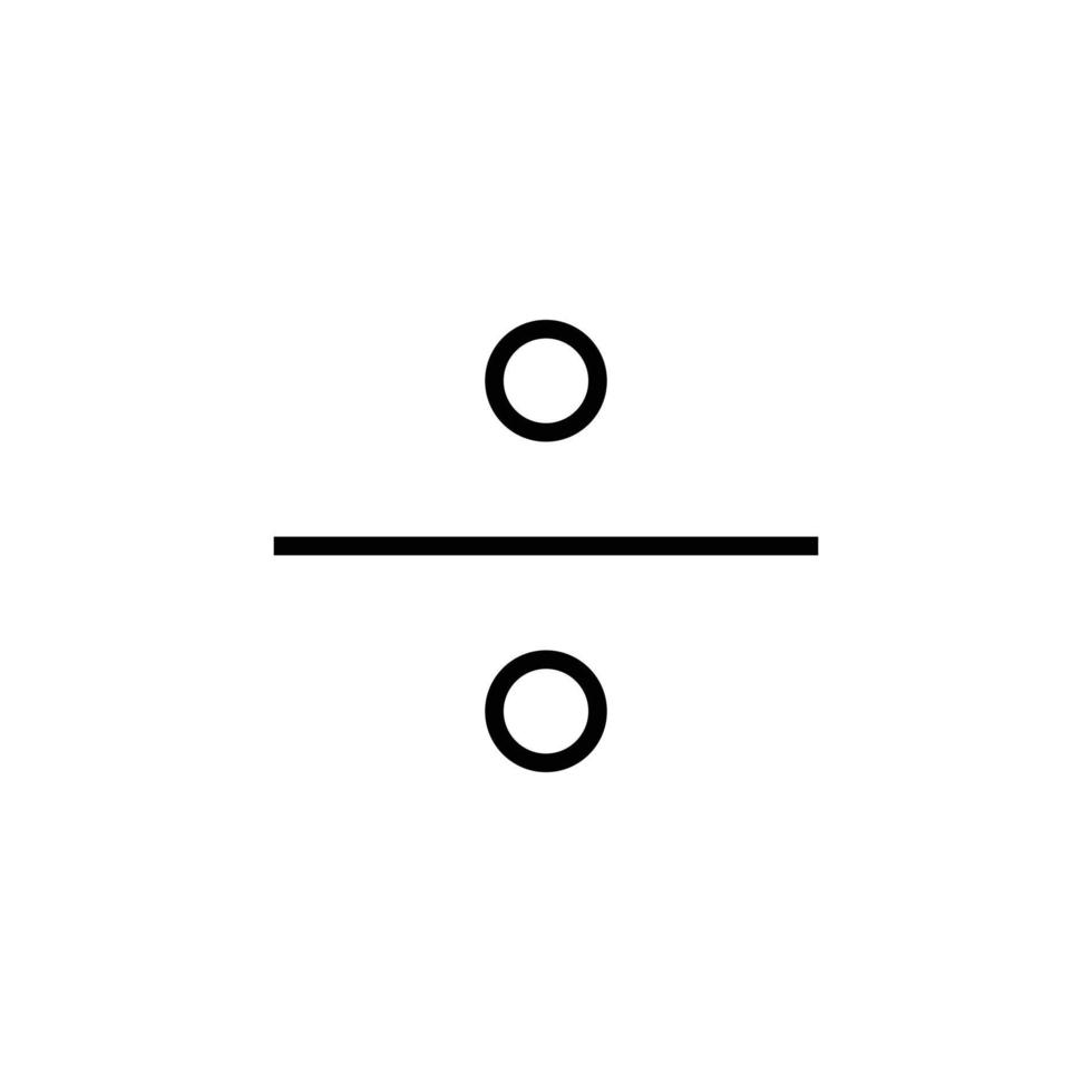 Divide vector icon