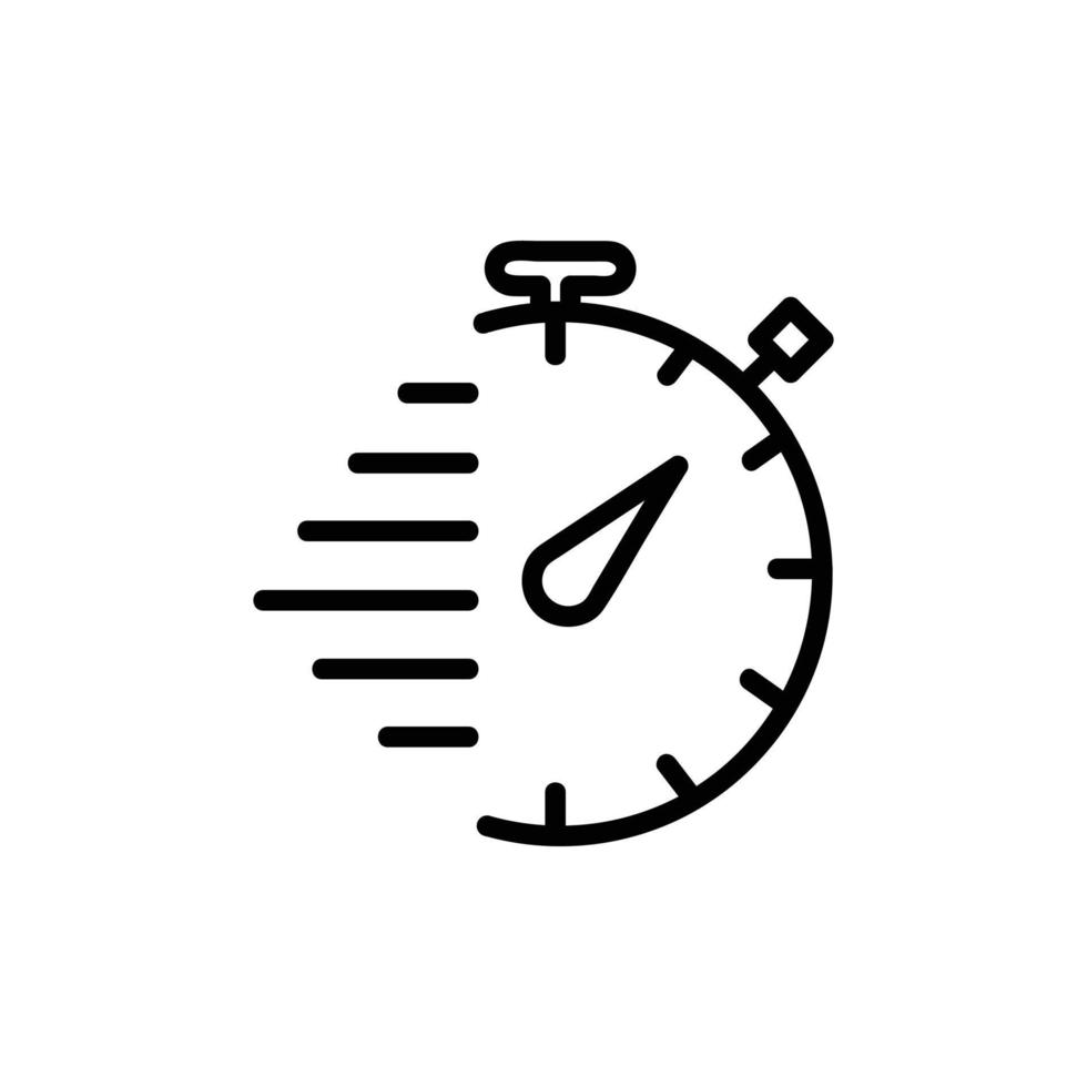 Stopwatch vector icon